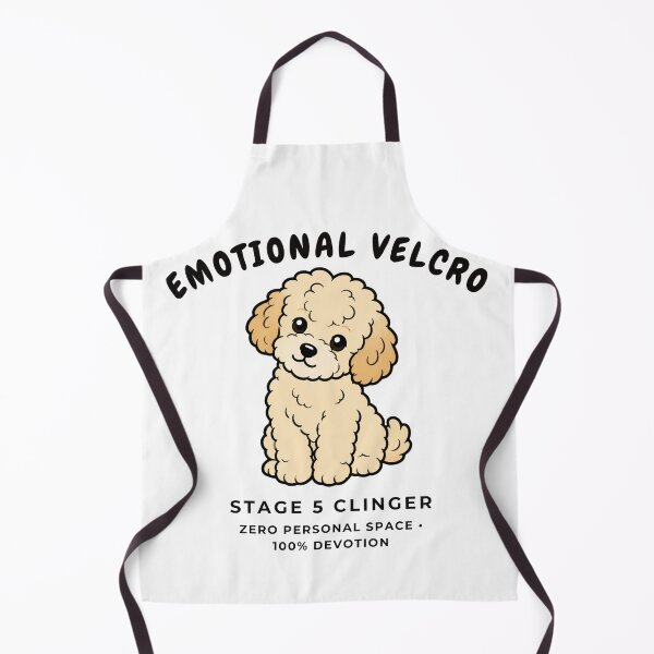 Item preview, Emotional Velcro Stage 5 Clinger Funny Maltipoo Doodle Retro Dog Art designed and sold by wildsilencee.
