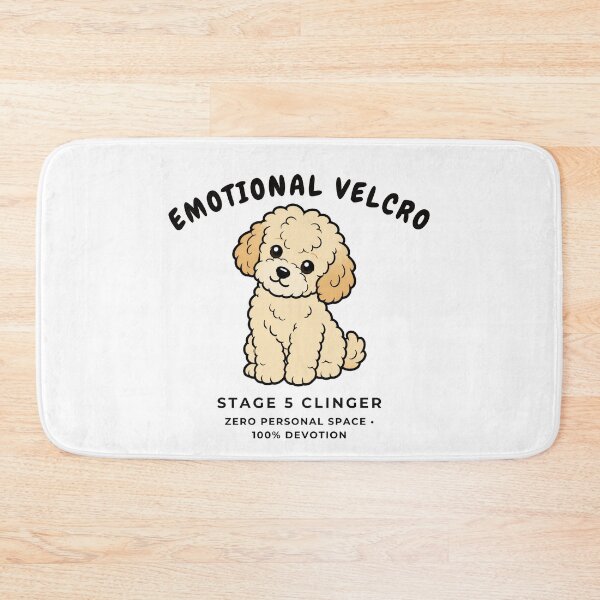 Item preview, Emotional Velcro Stage 5 Clinger Funny Maltipoo Doodle Retro Dog Art designed and sold by wildsilencee.