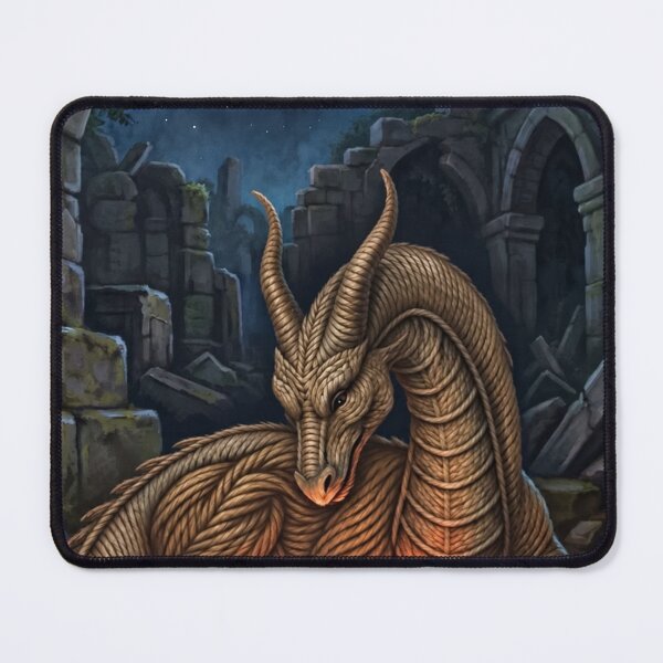 Item preview, Horned Dragon Guarding the Last Ember designed and sold by JUTElCONIC.