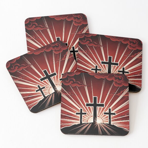 Item preview, Three Crosses Hill Calvary Art designed and sold by Gangster-Design.