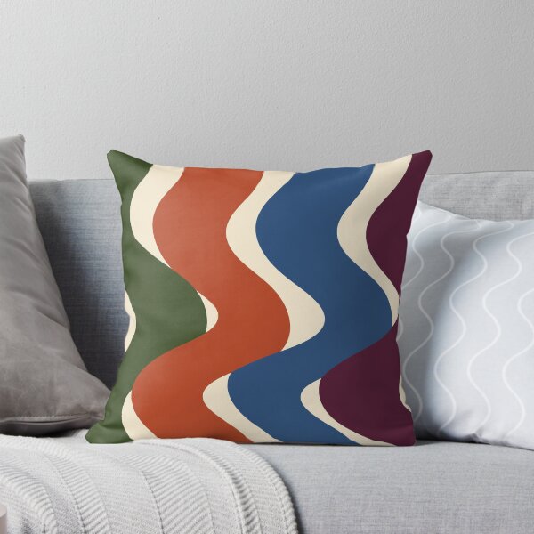 Item preview, Tide Column – Modern Abstract Wave Shower Curtain designed and sold by astersgraphics.