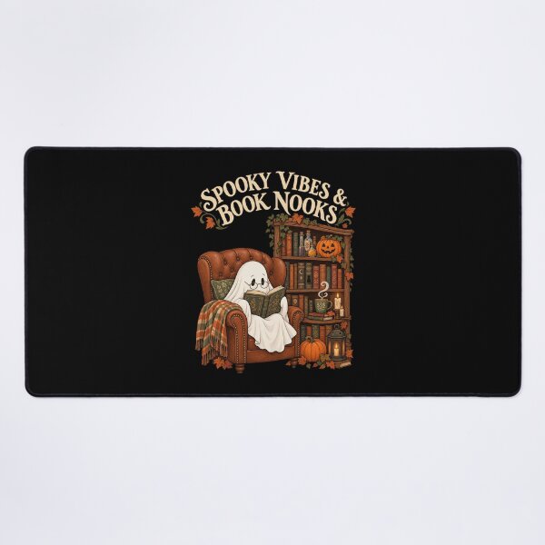 Item preview, Spooky Vibes And Book Nooks Cozy Reading Phantom Bookss designed and sold by adiencarteras.