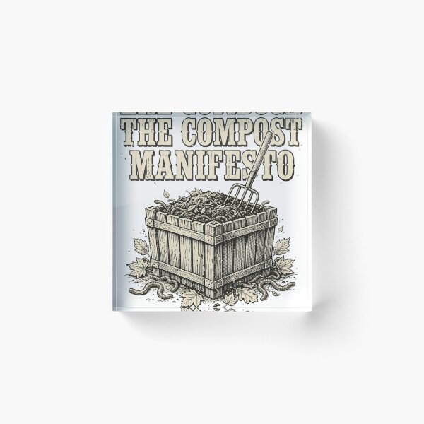 Item preview, The Compost Manifesto T-Shirt – Funny Composting Gardener Humor Tee designed and sold by Worn and Witty.