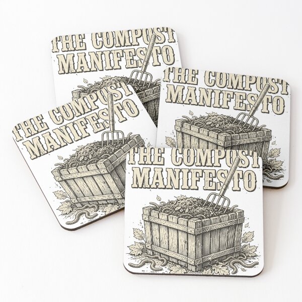 Item preview, The Compost Manifesto T-Shirt – Funny Composting Gardener Humor Tee designed and sold by Worn and Witty.