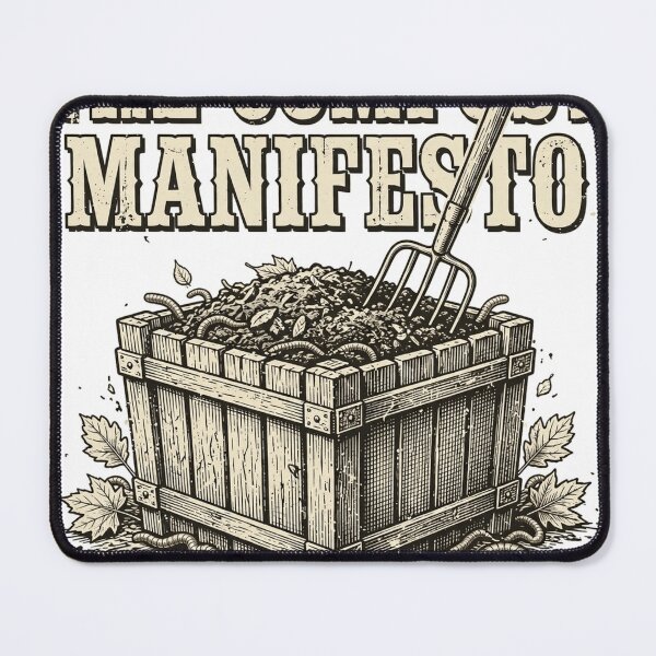 Item preview, The Compost Manifesto T-Shirt – Funny Composting Gardener Humor Tee designed and sold by Worn and Witty.