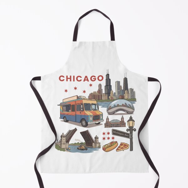 Item preview, Chicago Illinois Souvenir Men Skyline Chicago designed and sold by DSWShirts.