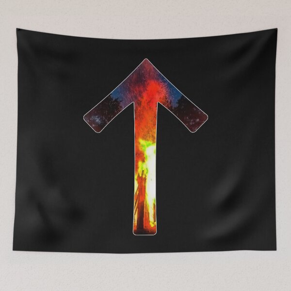 Item preview, Tiwaz Rune Bonfire designed and sold by Faust-ART Design.