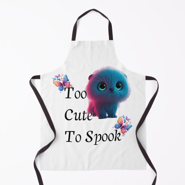 Item preview, Too Cute to Spook – Kawaii Cosmic Kitten Halloween Art designed and sold by FusionCipher.