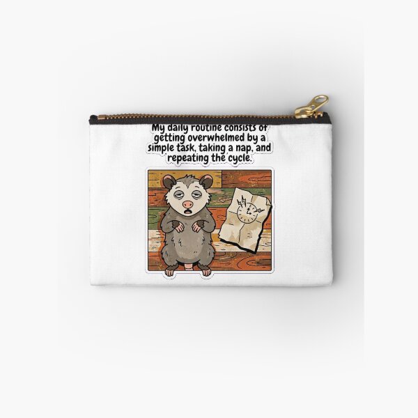 Item preview, My daily routine consists of getting overwhelmed by a simple task, taking a nap, and repeating the cycle. designed and sold by jrzvibe.