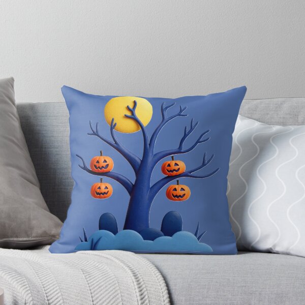 Item preview, halloween pumpkin tree colorful geometric halloween abstract design designed and sold by SmashingDeals.