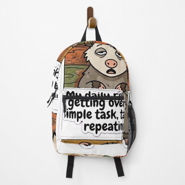 Item preview, My daily routine consists of getting overwhelmed by a simple task, taking a nap, and repeating the cycle. designed and sold by jrzvibe.