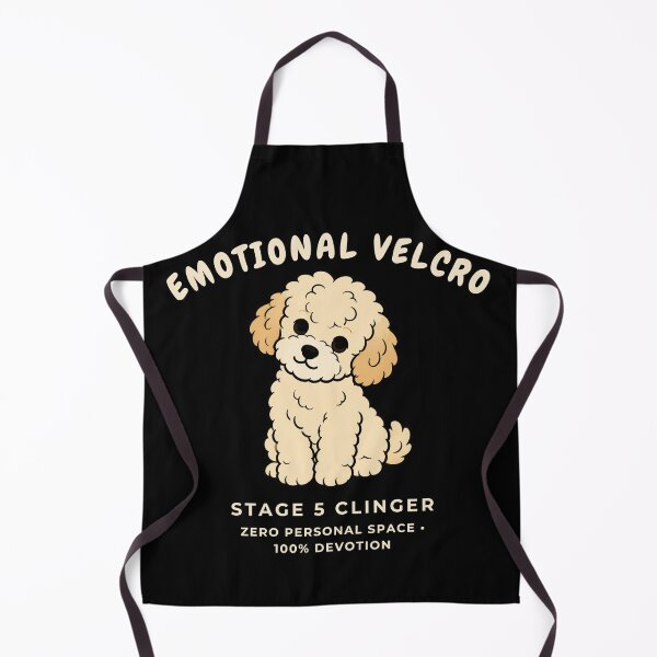 Item preview, Emotional Velcro Stage 5 Clinger Funny Maltipoo Doodle Retro Dog Art designed and sold by wildsilencee.
