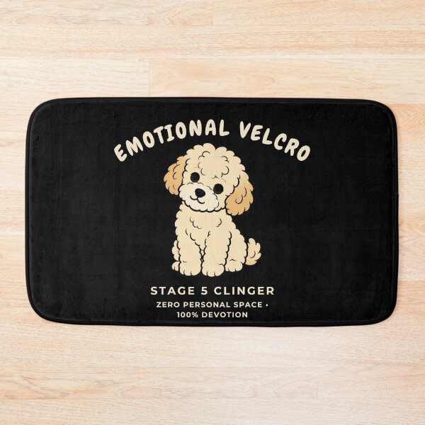 Item preview, Emotional Velcro Stage 5 Clinger Funny Maltipoo Doodle Retro Dog Art designed and sold by wildsilencee.