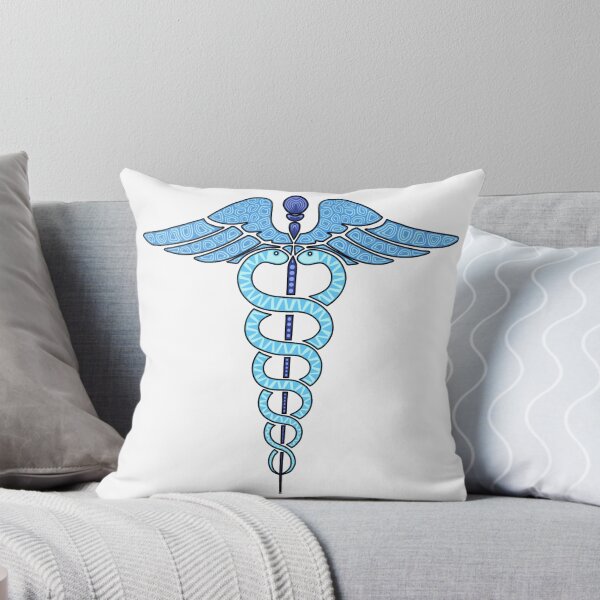 Item preview, Caduceus Medical Symbol Zentangle Art designed and sold by FioreDiCiliegio.