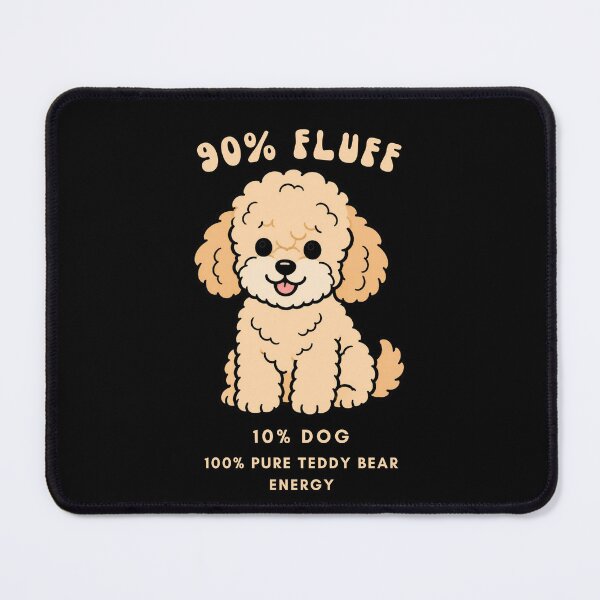 Item preview, Maltipoo Doodle 90 Percent Fluff Cute Teddy Bear Dog Retro Art designed and sold by wildsilencee.