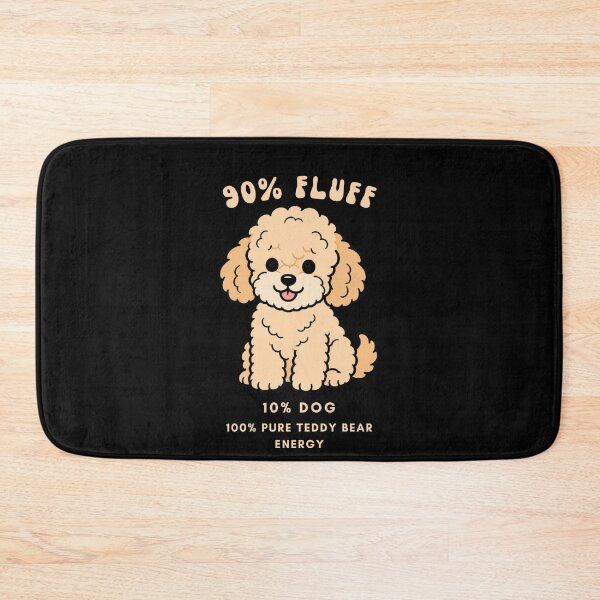 Item preview, Maltipoo Doodle 90 Percent Fluff Cute Teddy Bear Dog Retro Art designed and sold by wildsilencee.