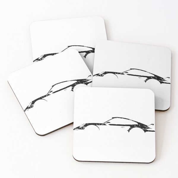 Item preview, Sports Car Silhouette – Distressed Grunge designed and sold by RICAMTP.