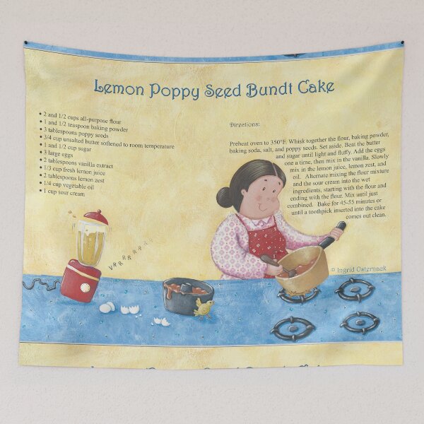 Item preview, Lemon Poppy Seed Bundt Cake designed and sold by IngridOsternack.