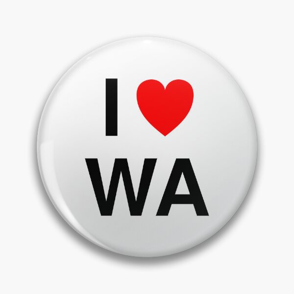 Item preview, I Love WA - I Heart Washington State Gift designed and sold by I Heart Everything.