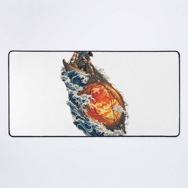 Item preview, Taor, the Fisherman of the Sun | Japanese Ukiyo-e Art designed and sold by Substance_life.