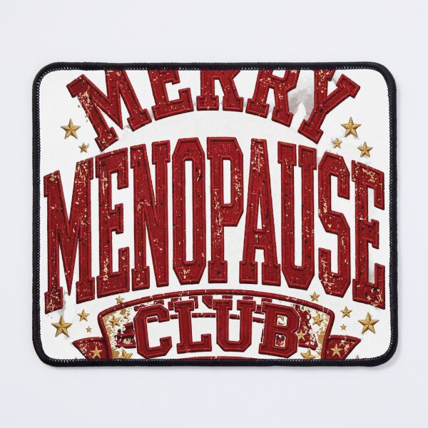 Item preview, Merry Menopause Club Shirt - Funny Christmas Varsity Tee designed and sold by KERK Art and Design.