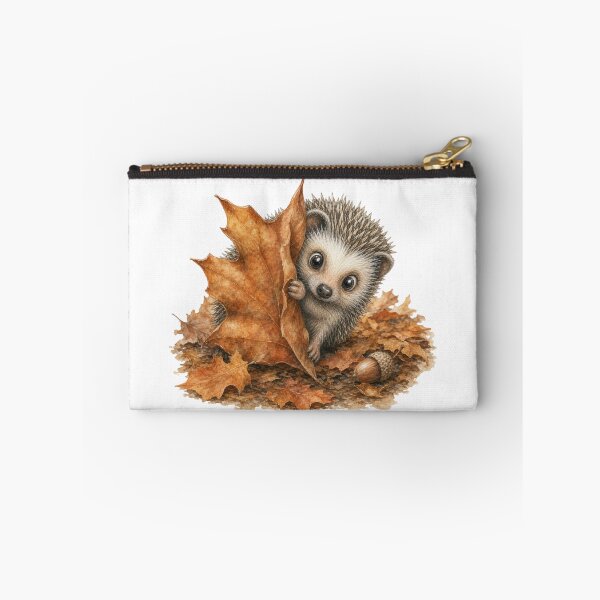 Item preview, Cute Autumn Hedgehog In Fall Leaves designed and sold by Claire Designs.
