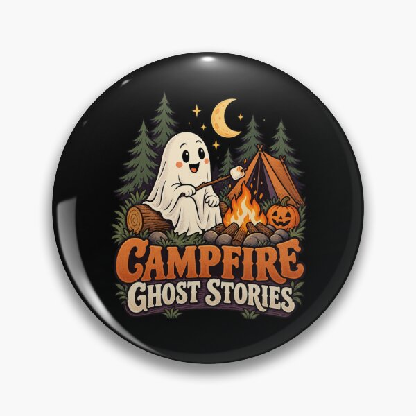 Item preview, Campfire Ghost Stories - Halloween Camping design designed and sold by Good Mood Foundry.