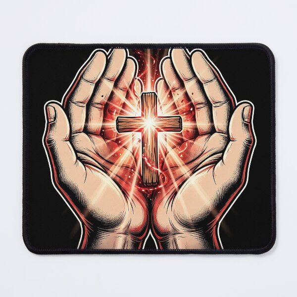 Item preview, Hands Holding Cross Art designed and sold by Gangster-Design.