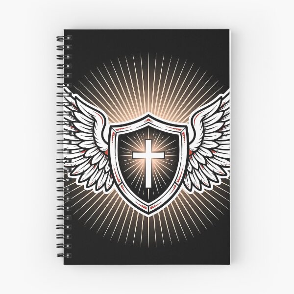 Artikelvorschau, Winged Shield Cross Art entworfen und verkauft von Gangster-Design.