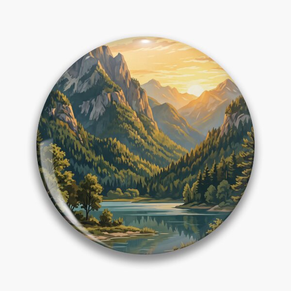 Item preview, Abruzzo Italy Vintage Travel Poster – National Park Apennine Mountains Lake Barrea Wild Nature designed and sold by Bomax121.