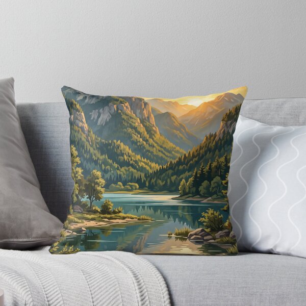 Item preview, Abruzzo Italy Vintage Travel Poster – National Park Apennine Mountains Lake Barrea Wild Nature designed and sold by Bomax121.