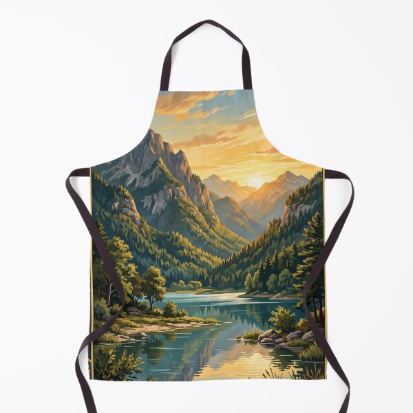 Item preview, Abruzzo Italy Vintage Travel Poster – National Park Apennine Mountains Lake Barrea Wild Nature designed and sold by Bomax121.