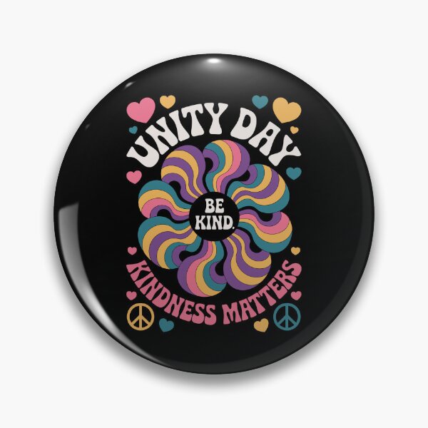 Item preview,  Unity Day Kindness Matters – Groovy Retro Flower Teacher Art designed and sold by jkrphoto.