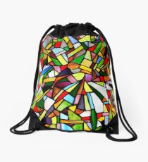 Abstract Window Drawstring Bag