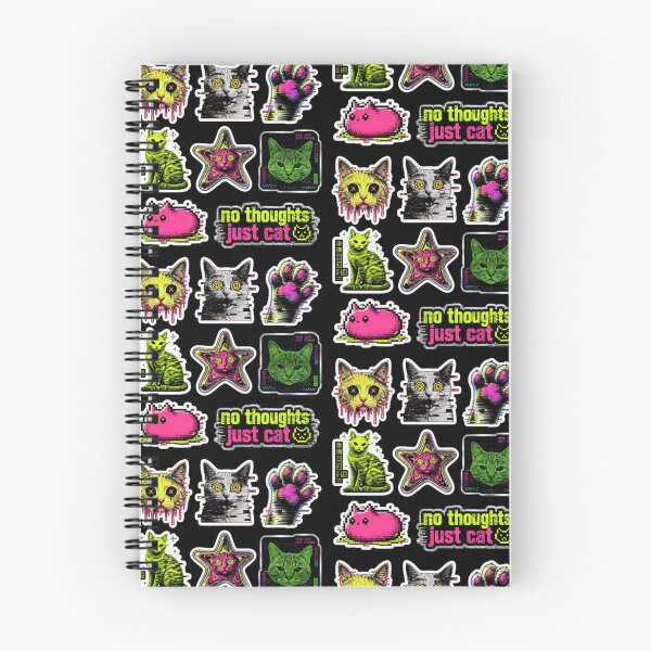 Item preview, Trippy Cyber Glitch Cat Pack designed and sold by creativerooney.