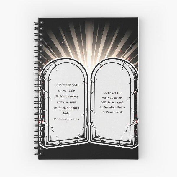 Item preview, Ten Commandments Stone Tablets Art designed and sold by Gangster-Design.