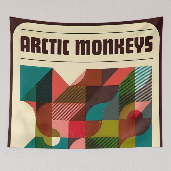 Item preview, Arctic Monkeys Original Custom Vintage Music Unique Poster Wall Art designed and sold by Cool Robot Bro..