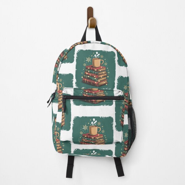 Item preview, cozy hot cocoa and winter books illustration evergreen holiday glow designed and sold by DariaOltes.