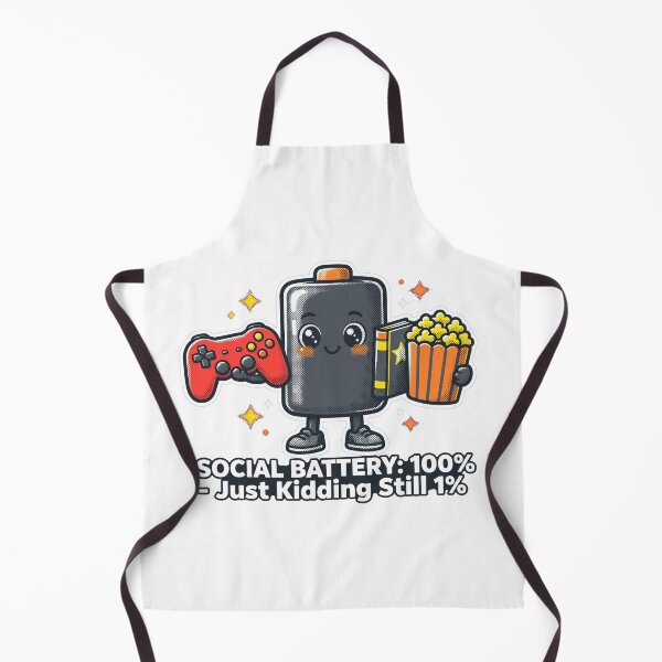 Item preview, funny Introvert Battery T-Shirt Sarcastic Social Battery Tee designed and sold by Tininai.
