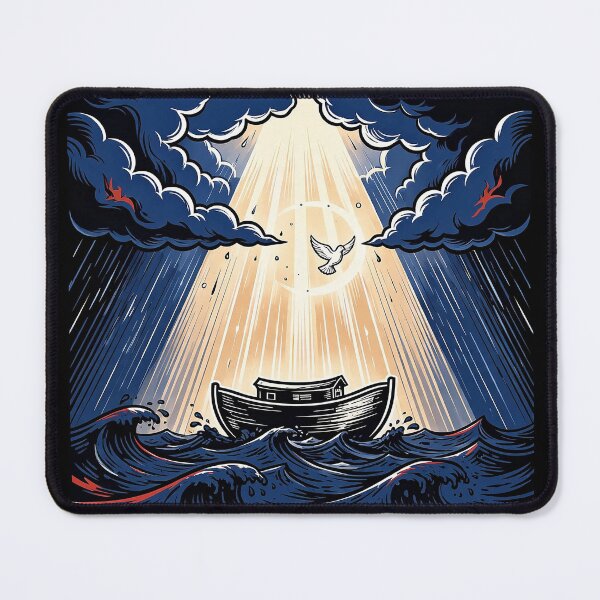 Item preview, Noah's Ark Dove Storm Art designed and sold by Gangster-Design.