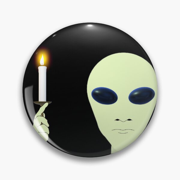 Item preview, The Alien and the Candle: A Visitor in the Dark designed and sold by ArtisticJump.