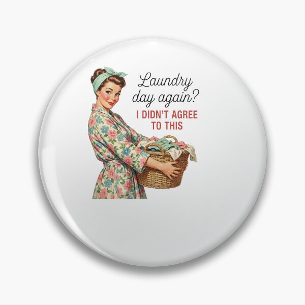 Item preview, Laundry Day Again I Didn't Agree to This Retro Housewife designed and sold by sazuii.