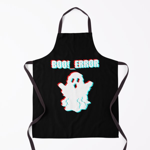 Item preview, BOO!_ERROR - Funny Programmer Halloween Glitch Ghost designed and sold by MeowMeowPuppy.