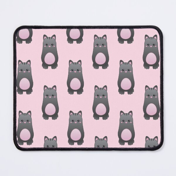 Item preview, Pattern of Cute Baby Black Cat - Kawaii Chibi illustration designed and sold by Agamaji.