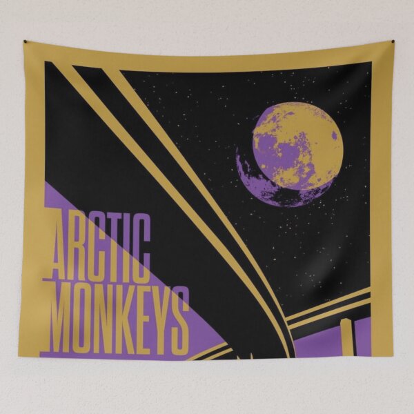 Item preview, Arctic Monkeys Original Custom Vintage Music Unique Poster Wall Art designed and sold by Cool Robot Bro..