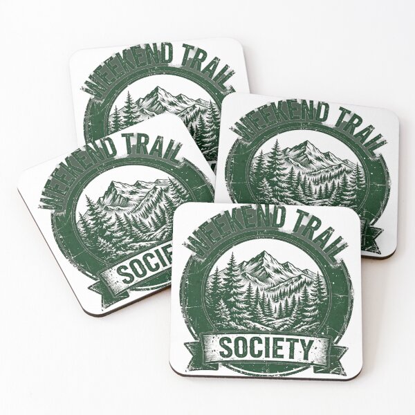 Item preview, Weekend Trail Society Shirt - Funny Hiking Badge Tee designed and sold by KERK Art and Design.