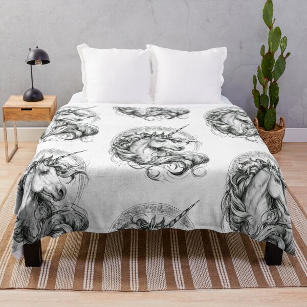 Item preview, Art nouveau unicorn designed and sold by MendaciousMina.