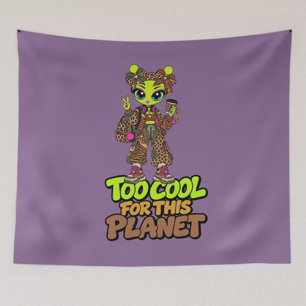 Item preview, Too Cool for This Planet – Wild Autumn Alien designed and sold by Aimetoi.