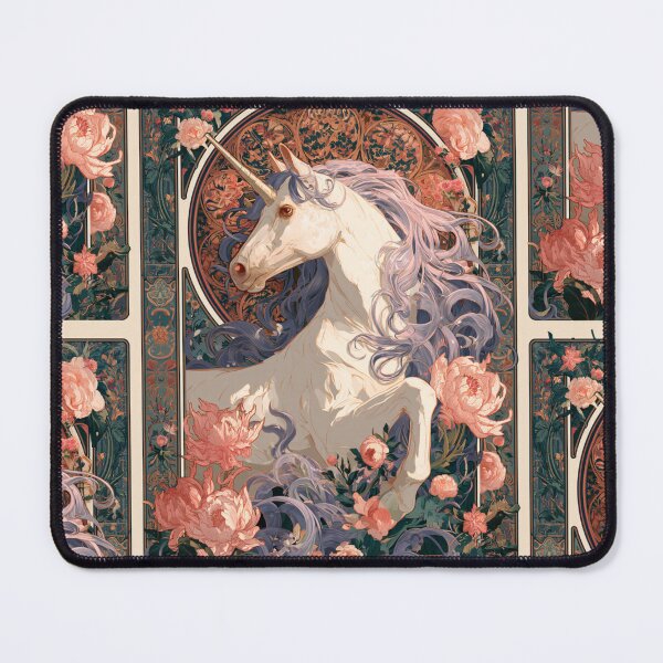 Item preview, Art nouveau unicorn designed and sold by MendaciousMina.