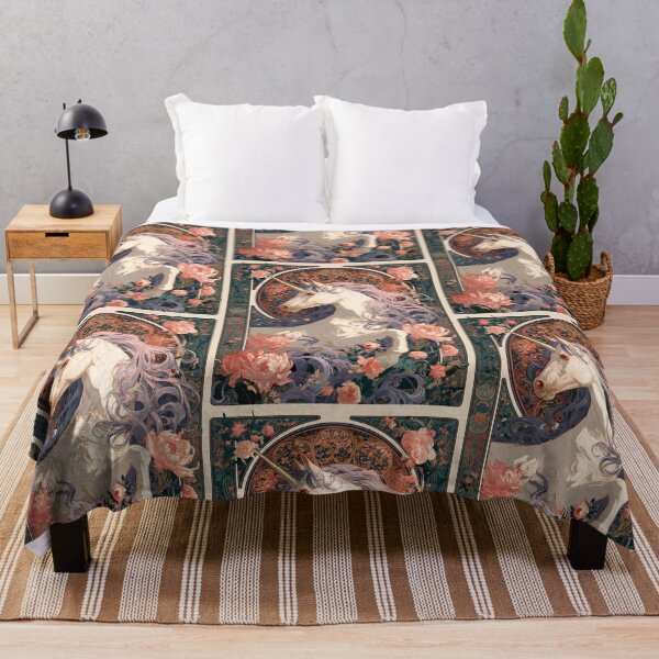 Item preview, Art nouveau unicorn designed and sold by MendaciousMina.